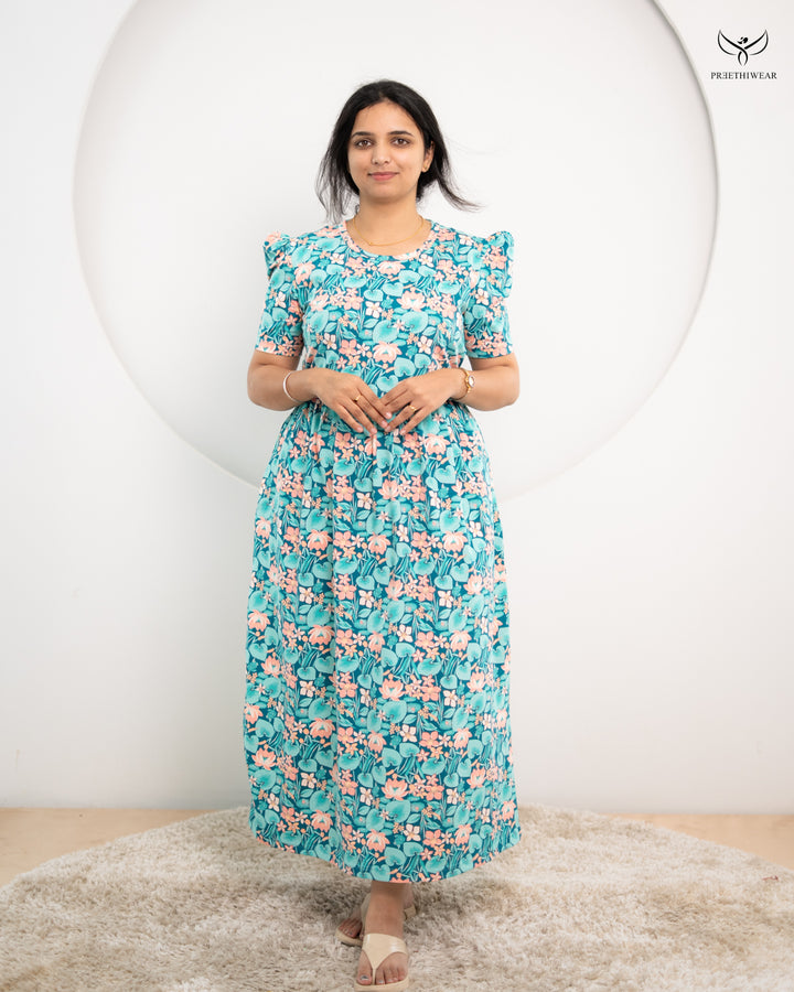 Vasavi SoftCotton Full Length Maternity Loungewear