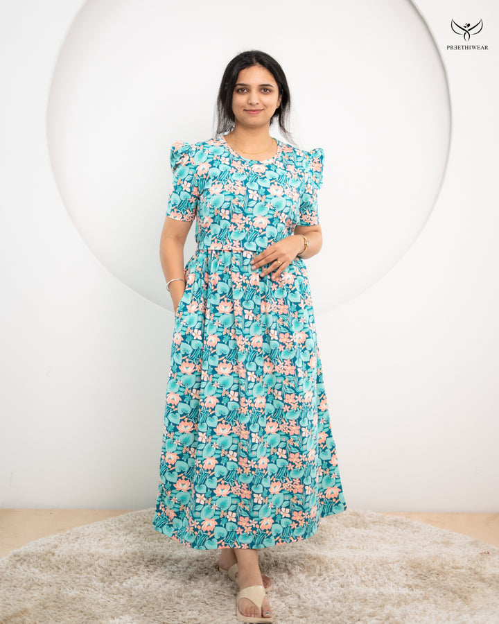 Vasavi SoftCotton Full Length Maternity Loungewear