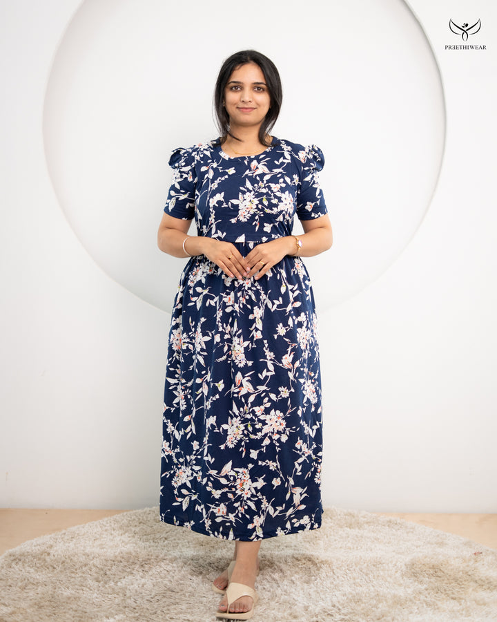 Monali SoftCotton Full Length Maternity Loungewear