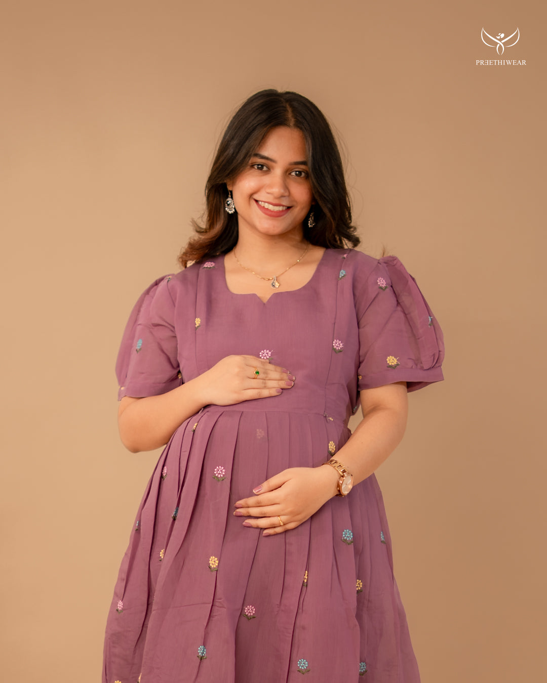 Nilofar1  Maternity Dress