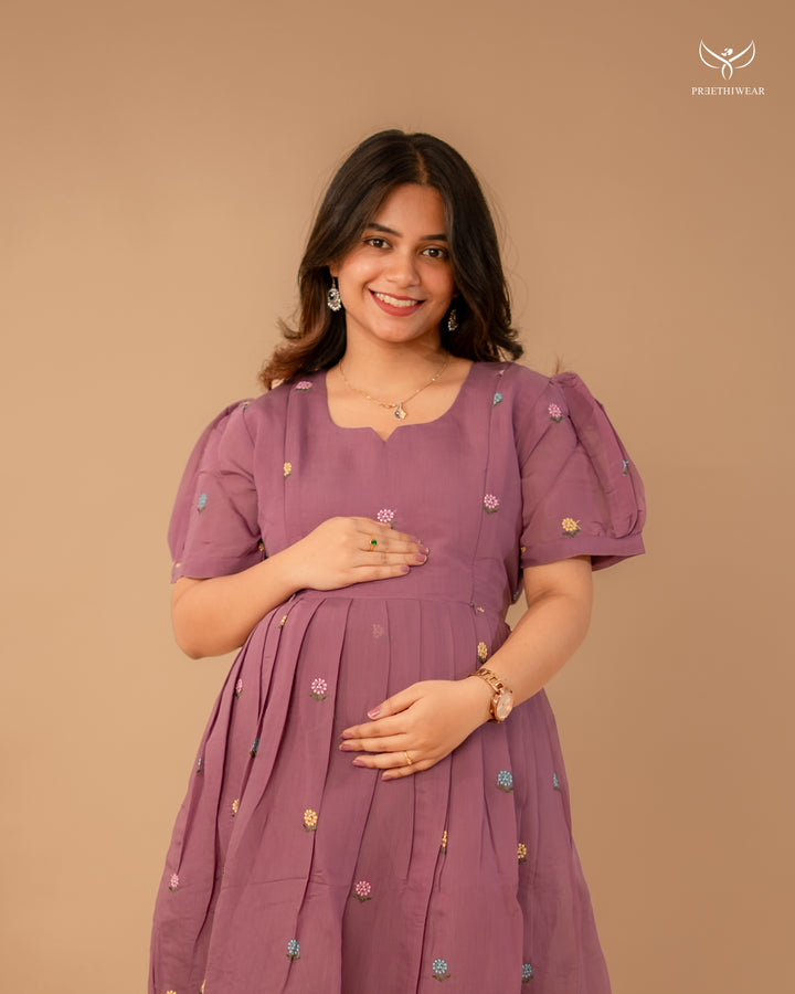 Nilofar1  Maternity Dress