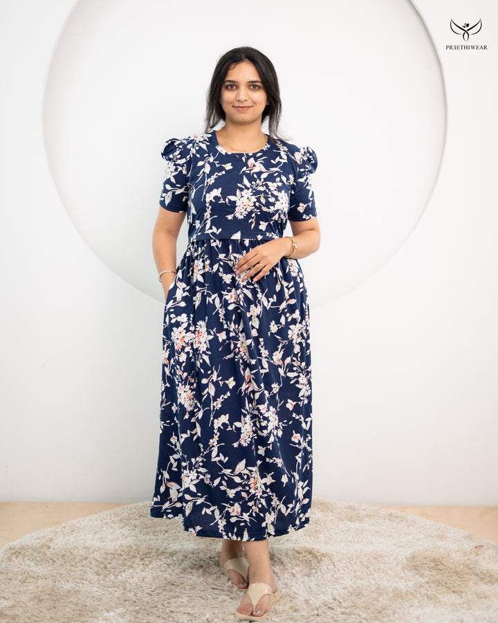 Monali SoftCotton Full Length Maternity Loungewear