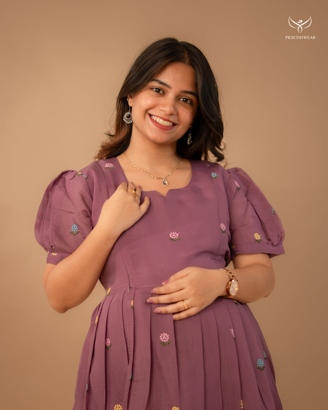 Nilofar1  Maternity Dress