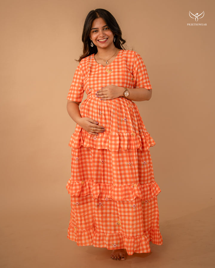 Ananthi2 Maternity Dress