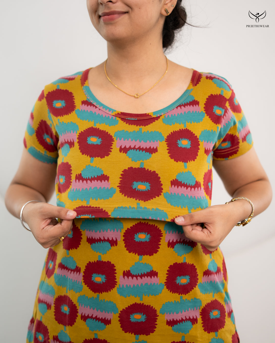 Damini SoftCotton Maternity Top Pant Set