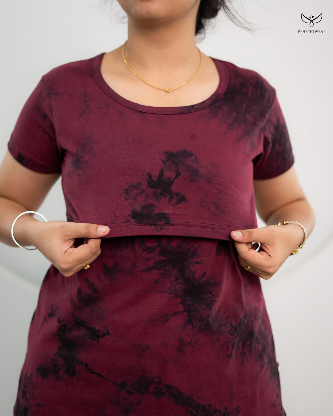 Renu SoftCotton Maternity Top Pant Set