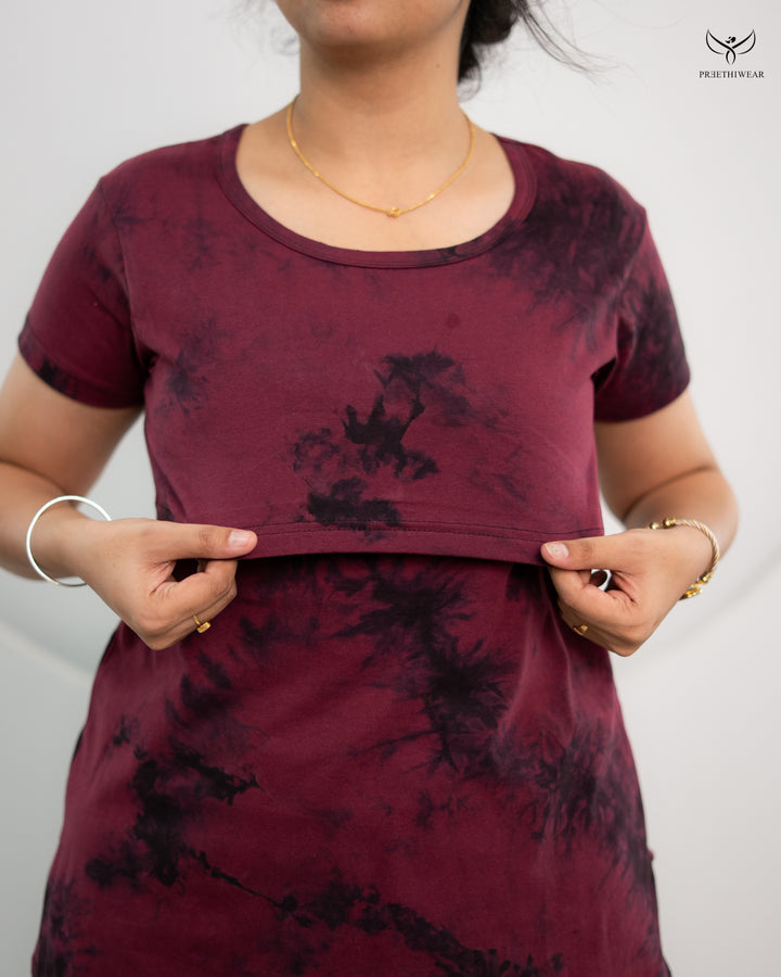 Renu SoftCotton Maternity Top Pant Set