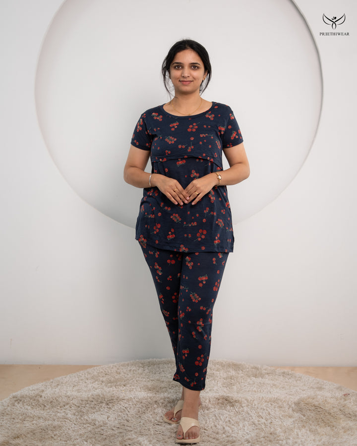 Kalki SoftCotton Maternity Top Pant Set