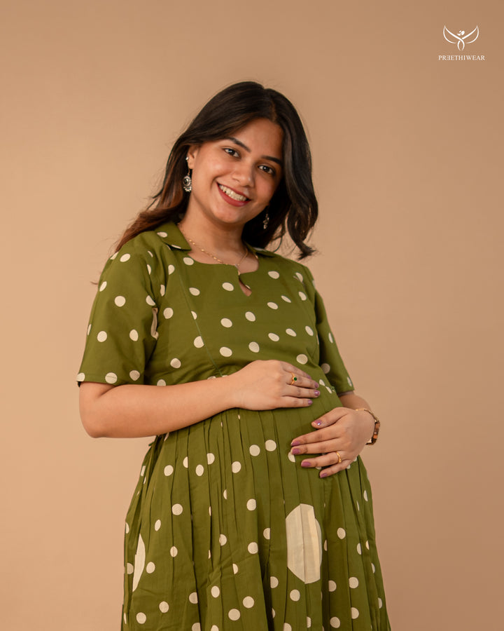 Aura Maternity Dress(PREORDER-SEP1)