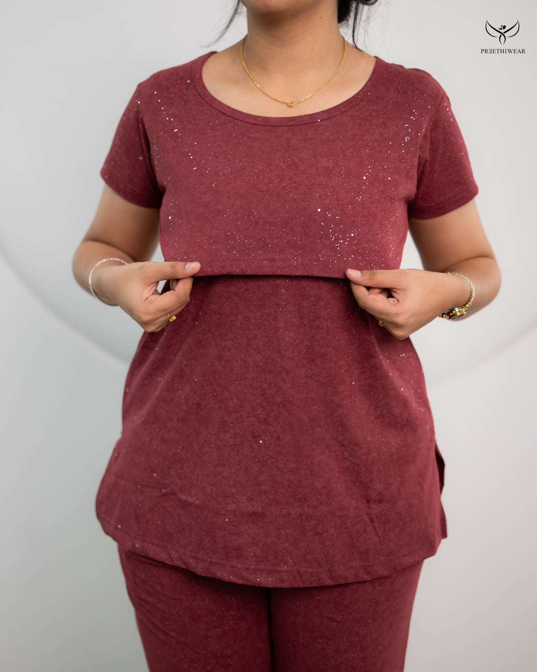 Jameera SoftCotton Maternity Top Pant Set