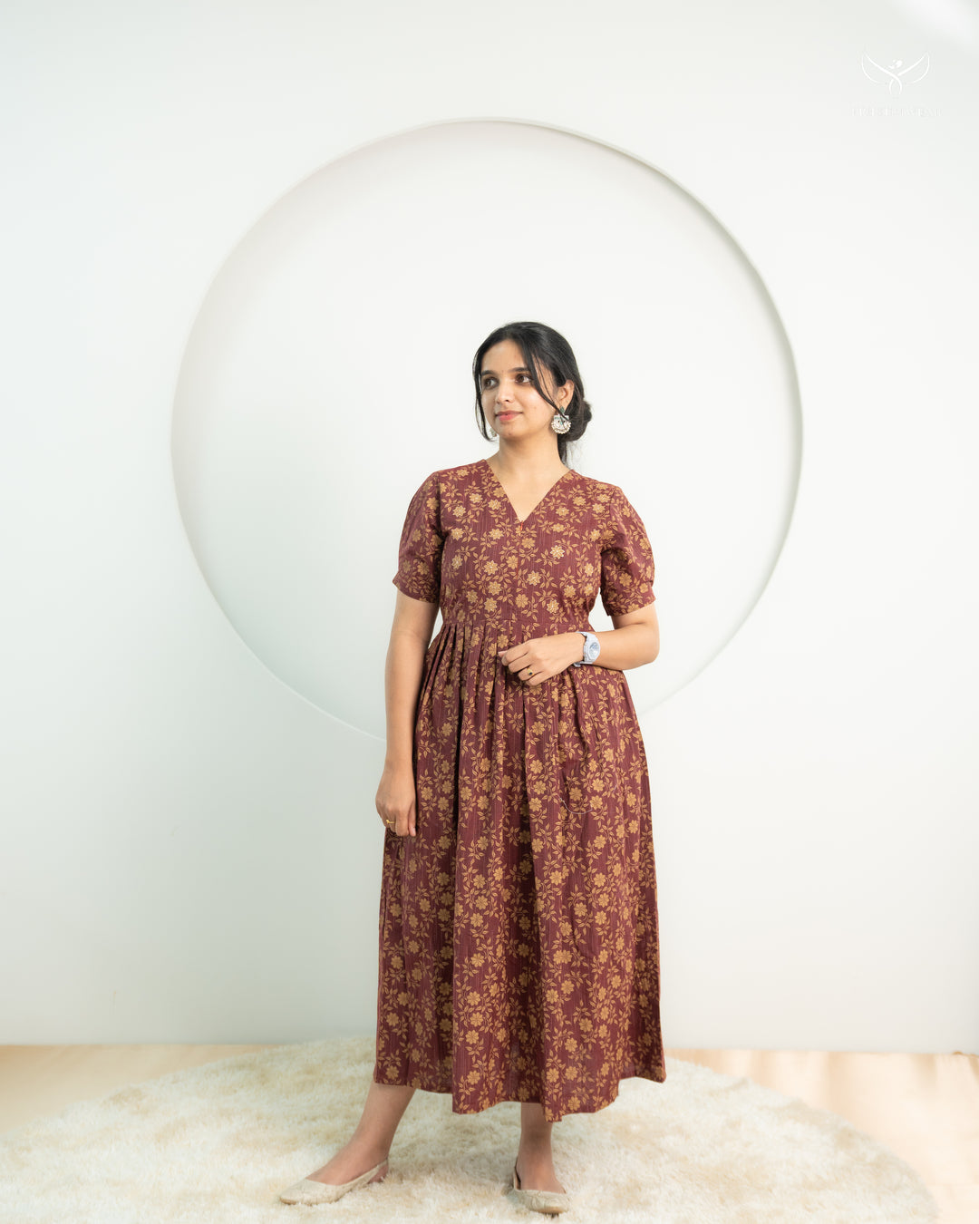 Sumi Maternity Dress with center Zip (PREORDER-JULY15)