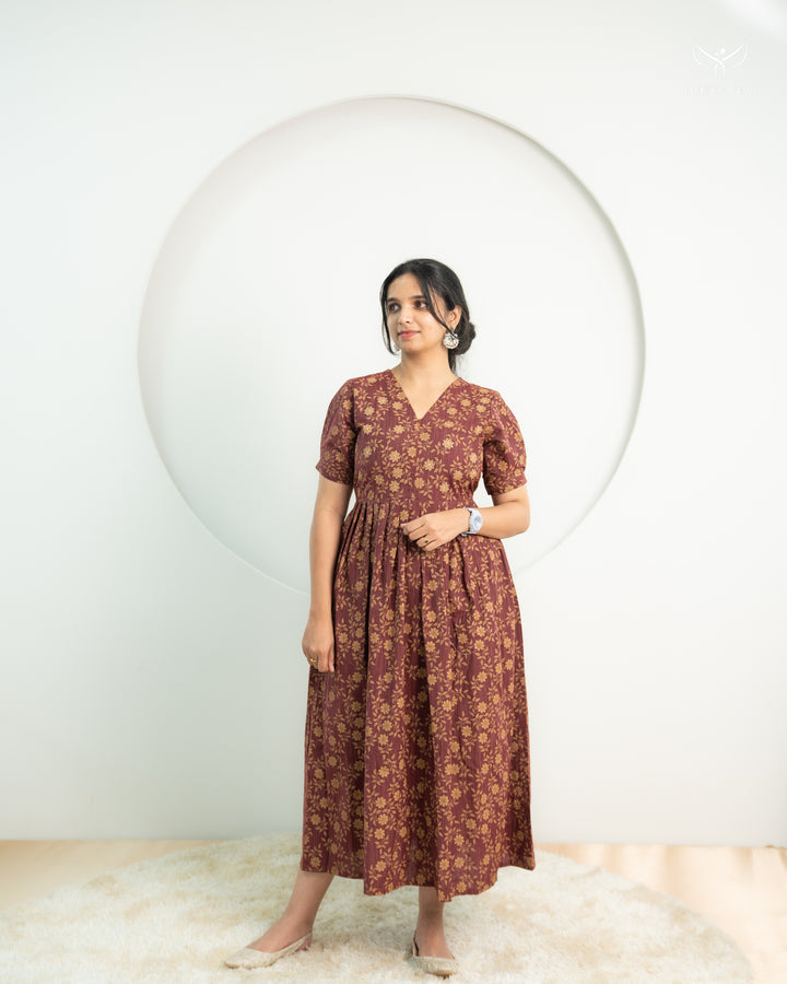 Sumi Maternity Dress with center Zip (PREORDER-JULY15)