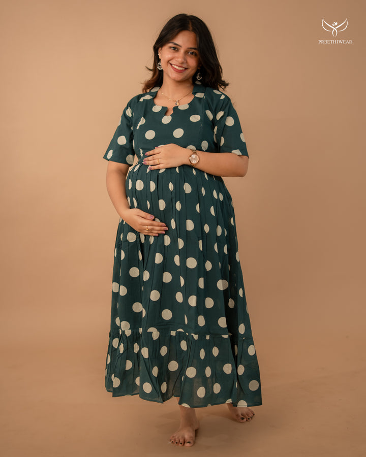 Visali2 Maternity Dress(PREORDER-SEP1)