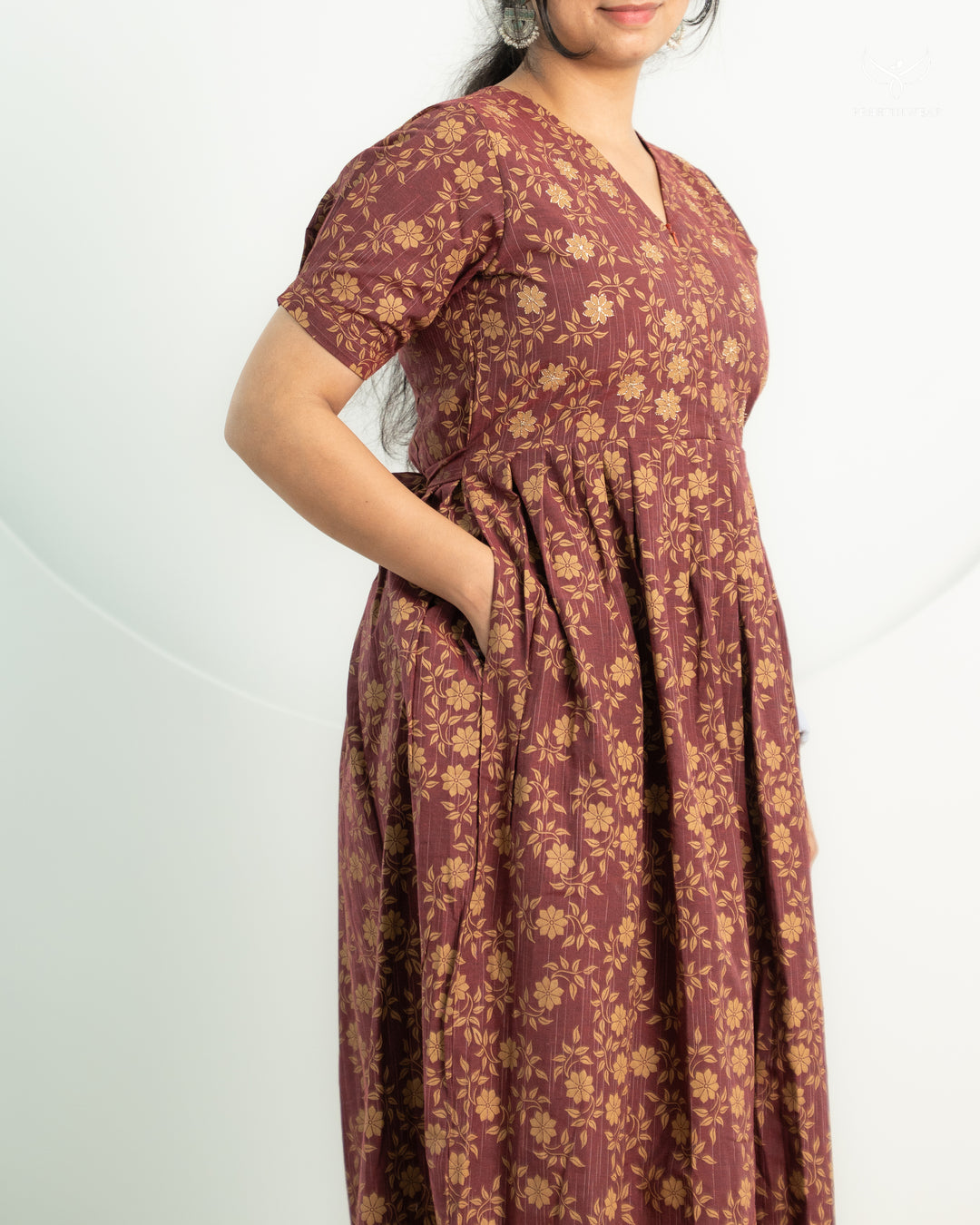 Sumi Maternity Dress with center Zip (PREORDER-JULY15)