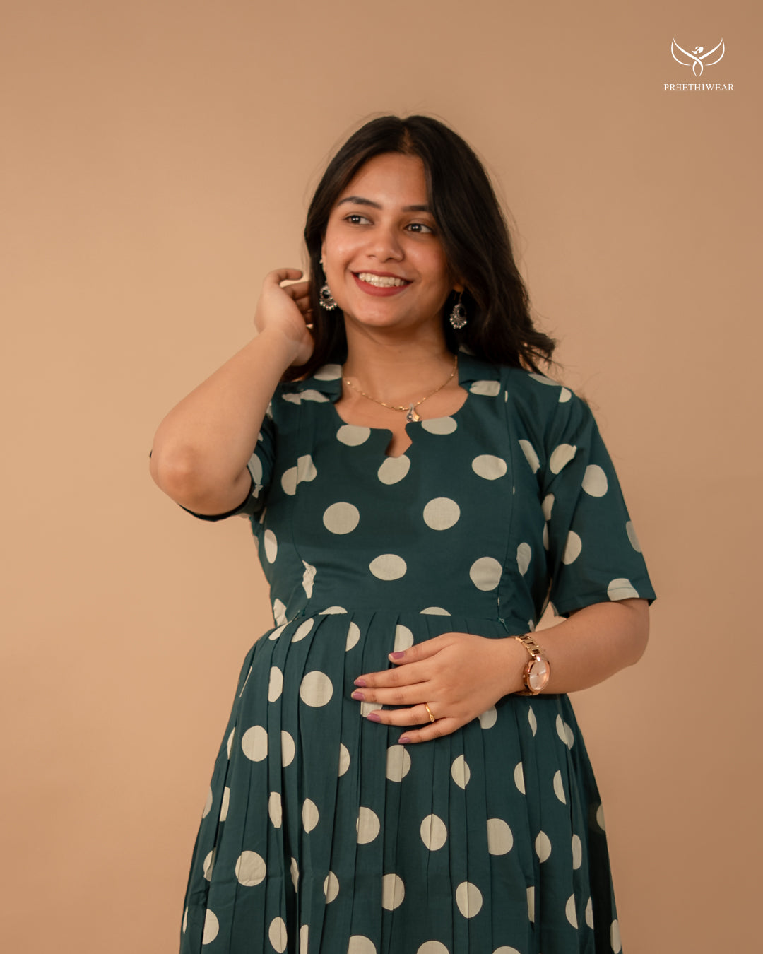 Visali2 Maternity Dress(PREORDER-SEP1)