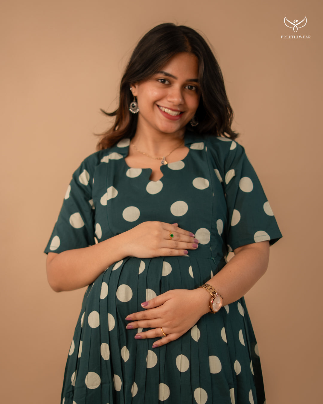 Visali2 Maternity Dress(PREORDER-SEP1)