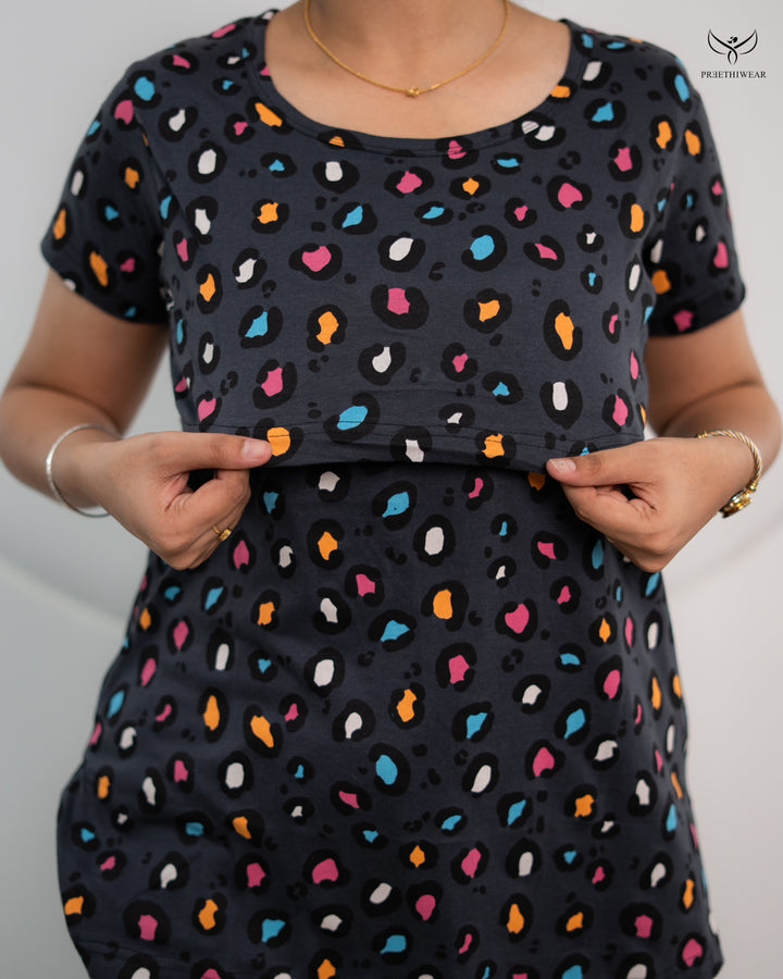 Shirini SoftCotton Maternity Top Pant Set