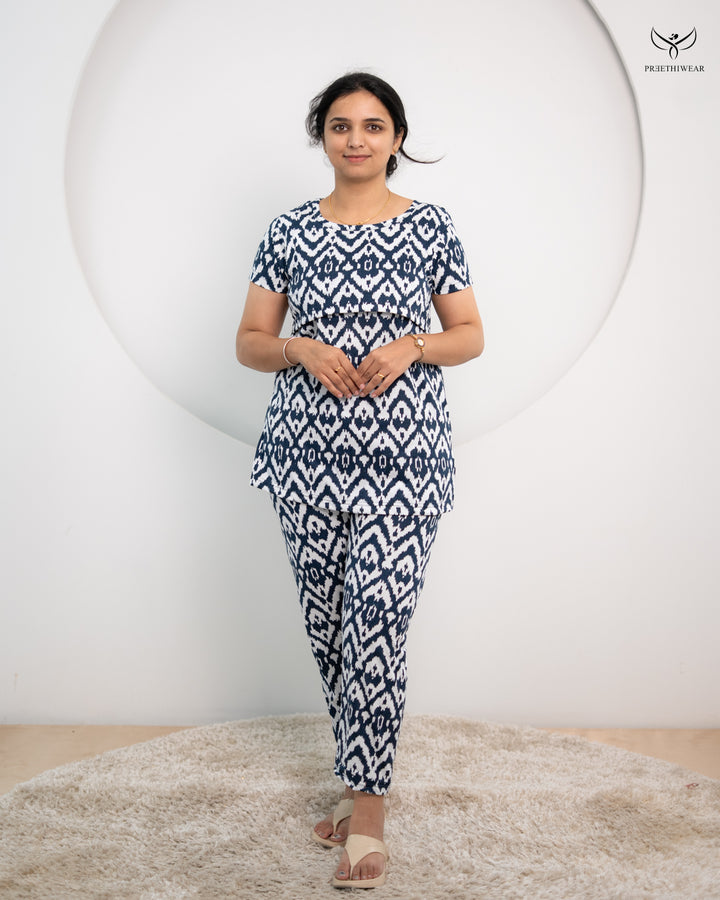 Isiri SoftCotton Maternity Top Pant Set