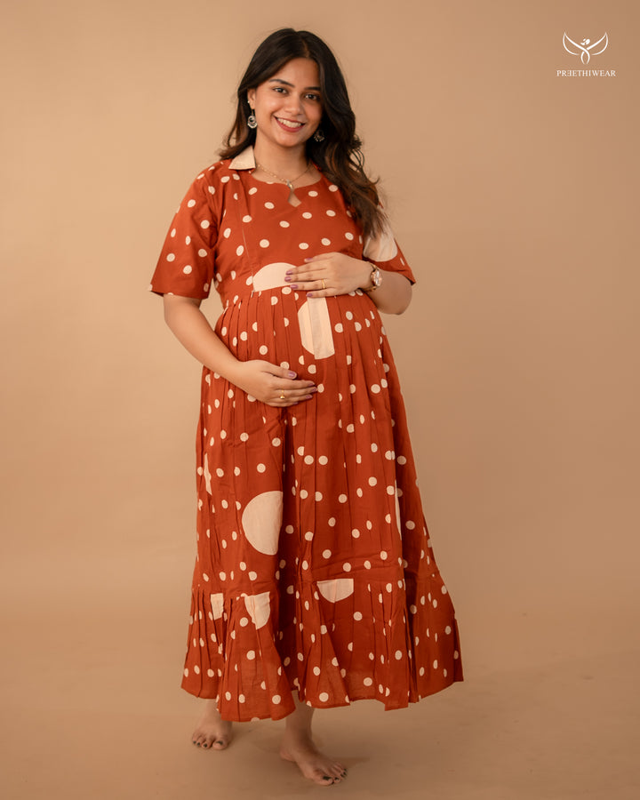 Zaina Maternity Dress(PREORDER-SEP1)