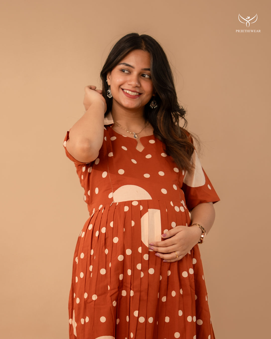 Zaina Maternity Dress(PREORDER-SEP1)