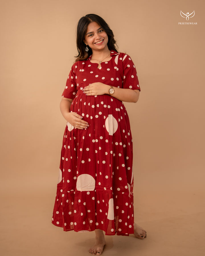 Hafee Maternity Dress(PREORDER-SEP1)