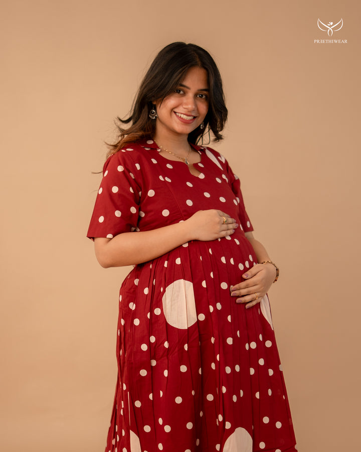 Hafee Maternity Dress(PREORDER-SEP1)