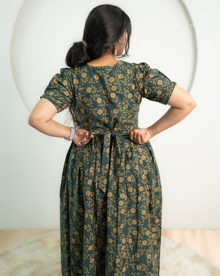 Sheba Maternity Dress with center Zip