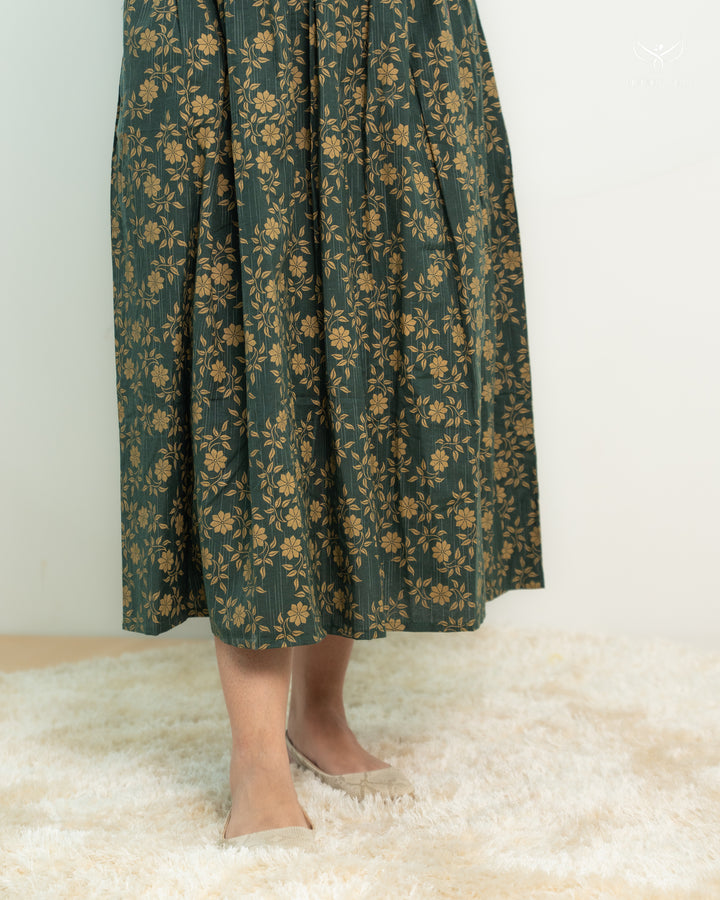 Sheba Maternity Dress with center Zip