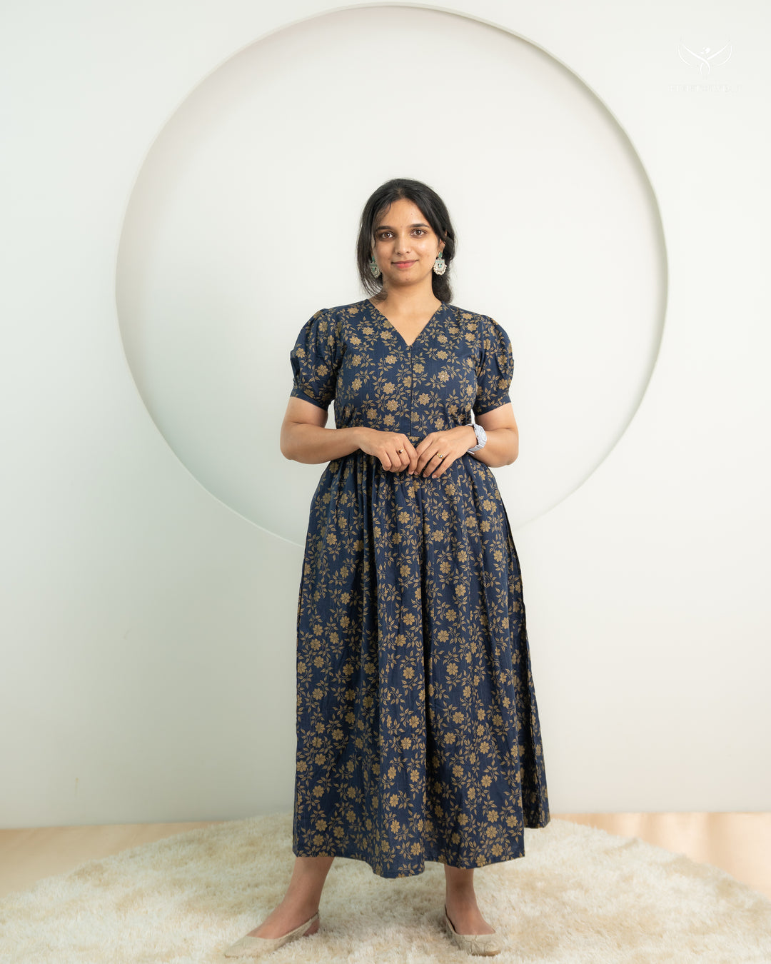 Purani Maternity Dress with center Zip (PREORDER-JULY15)