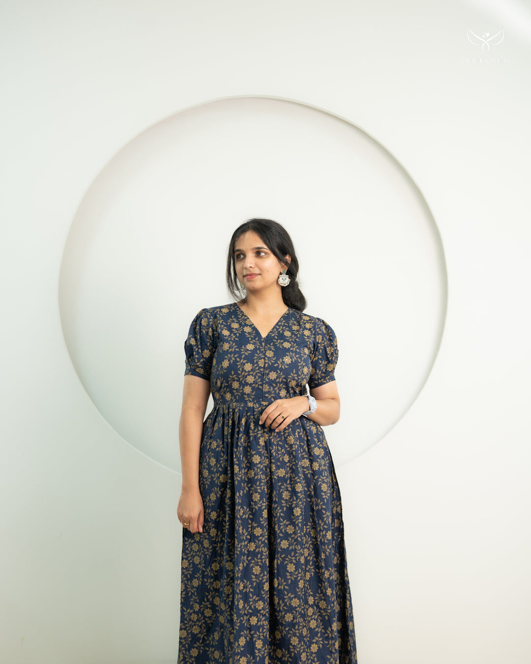 Purani Maternity Dress with center Zip (PREORDER-JULY15)
