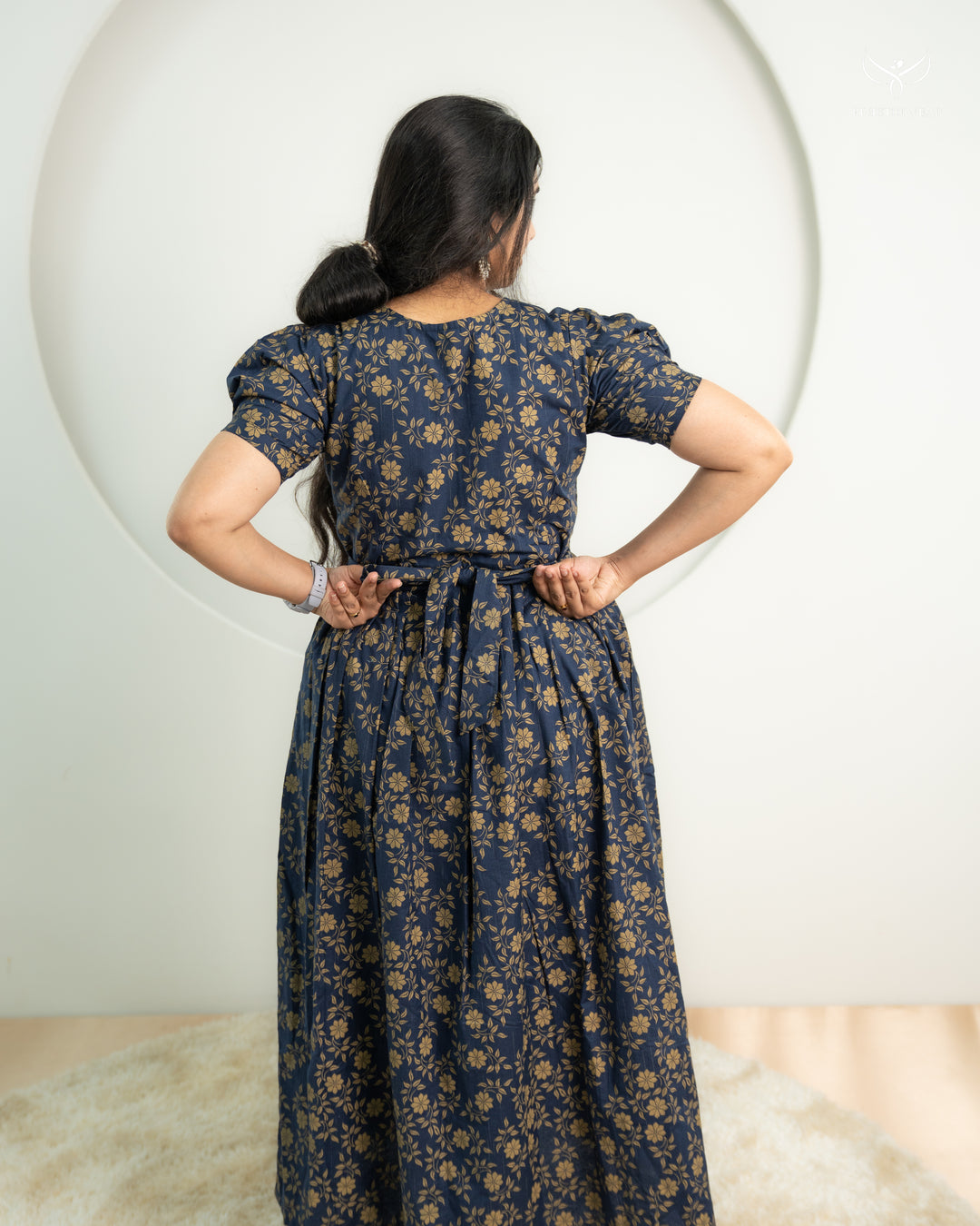 Purani Maternity Dress with center Zip (PREORDER-JULY15)