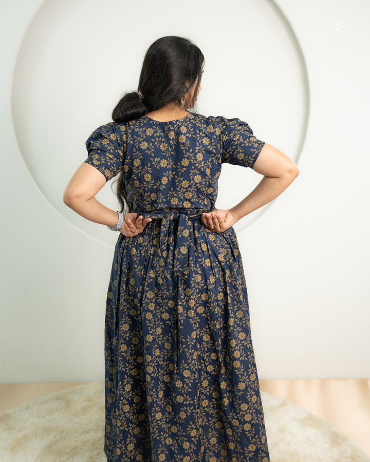 Purani Maternity Dress with center Zip (PREORDER-JULY15)