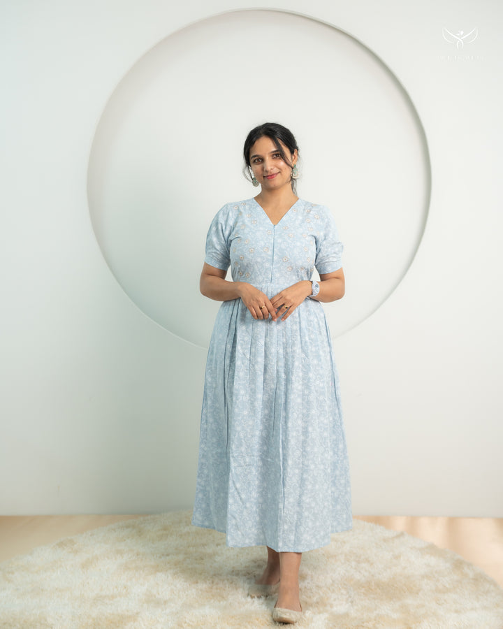 Raksha Maternity Dress with center Zip (PREORDER-JULY15)