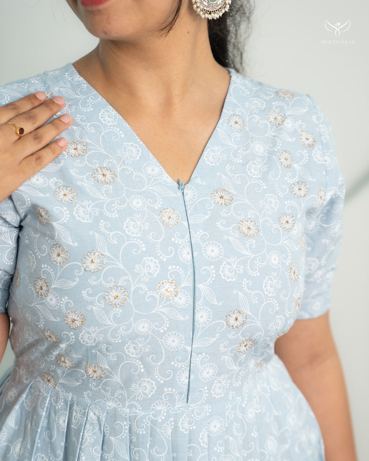 Raksha Maternity Dress with center Zip (PREORDER-JULY15)