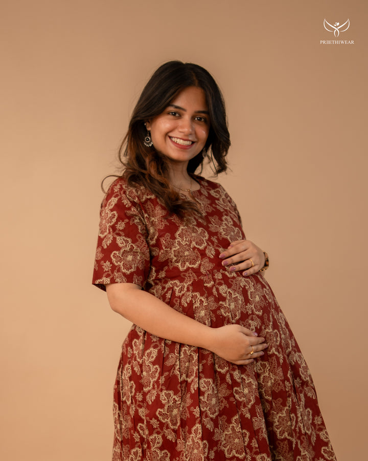 Shaily Maternity Dress(PREORDER-SEP1)