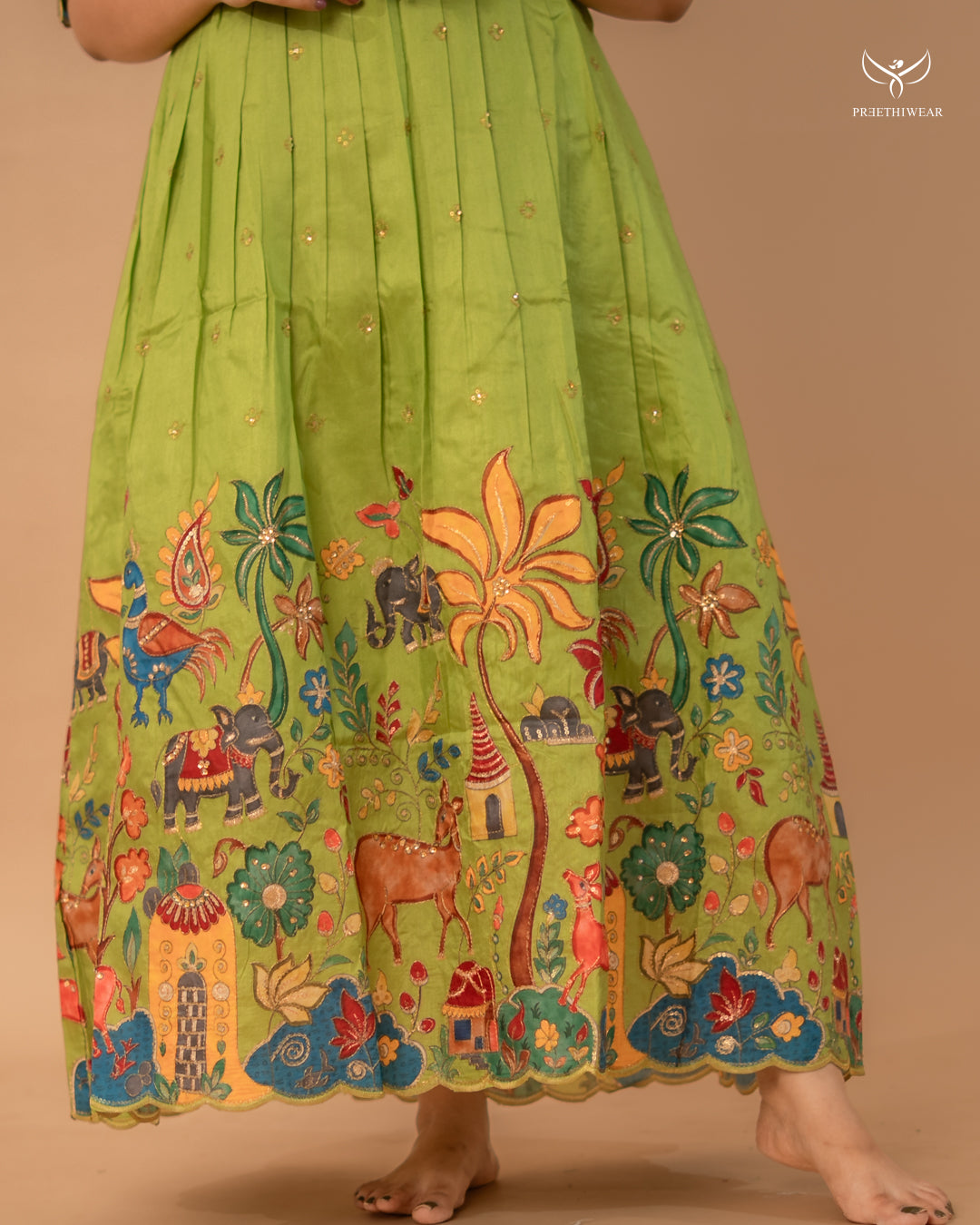 Sahu Kalamkari Maternity Dress(PREORDER-SEP1)