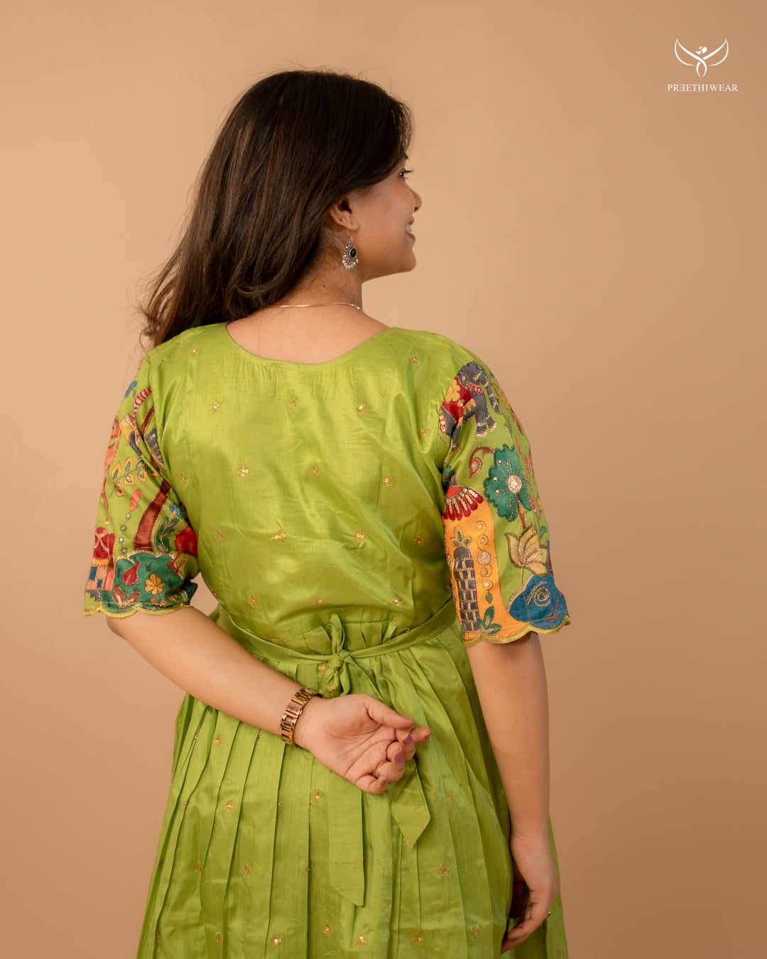 Sahu Kalamkari Maternity Dress(PREORDER-SEP1)