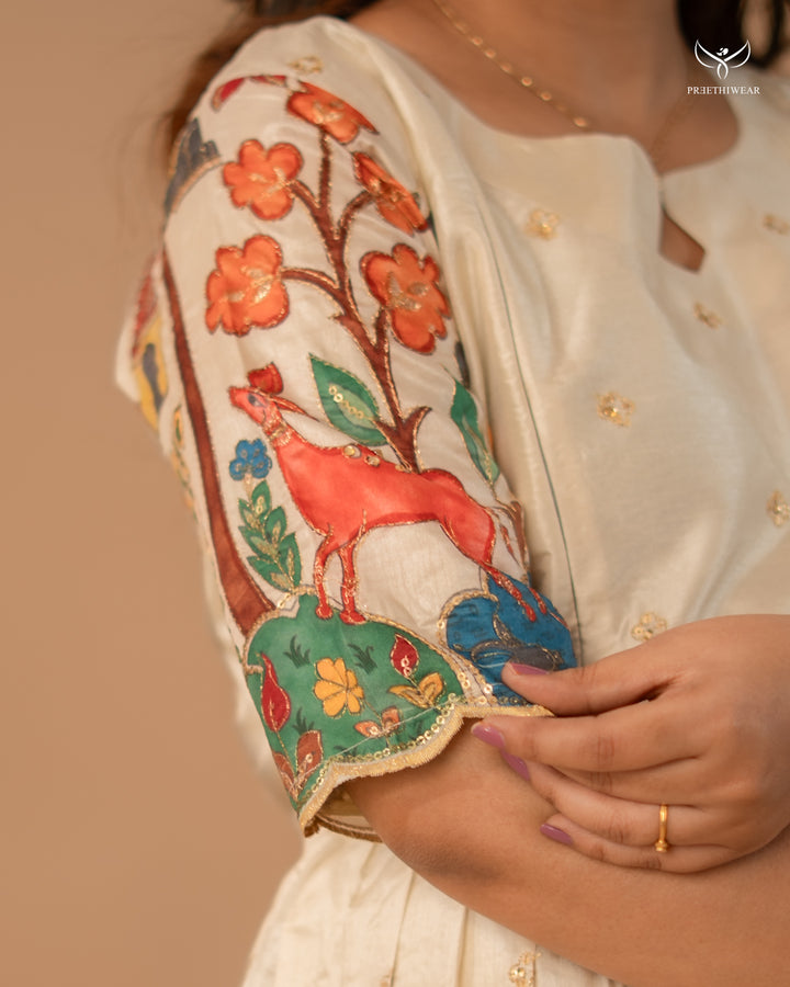 Barsha Kalamkari Maternity Dress(PREORDER-SEP1)