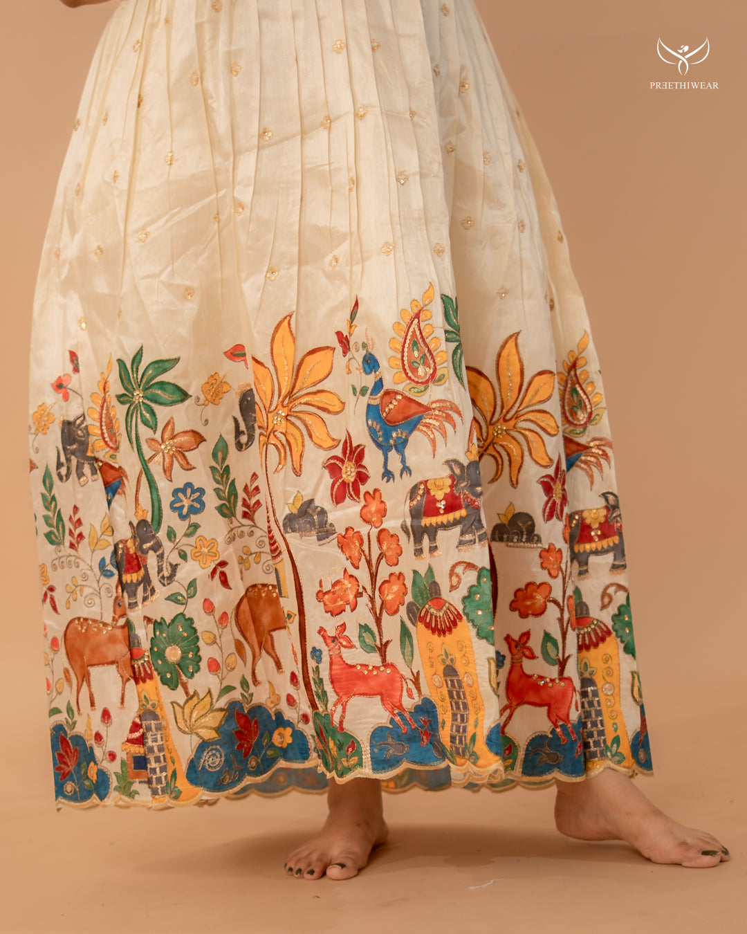 Barsha Kalamkari Maternity Dress(PREORDER-SEP1)