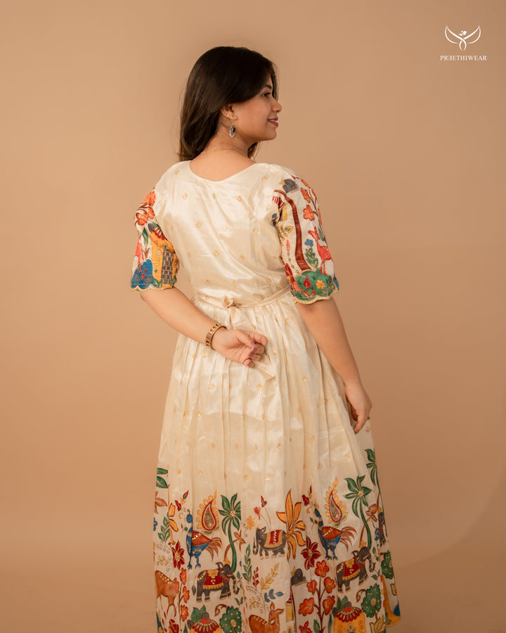 Barsha Kalamkari Maternity Dress(PREORDER-SEP1)