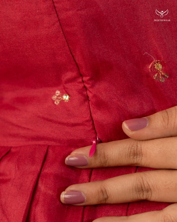 Felicia Kalamkari Maternity Dress(PREORDER-SEP1)
