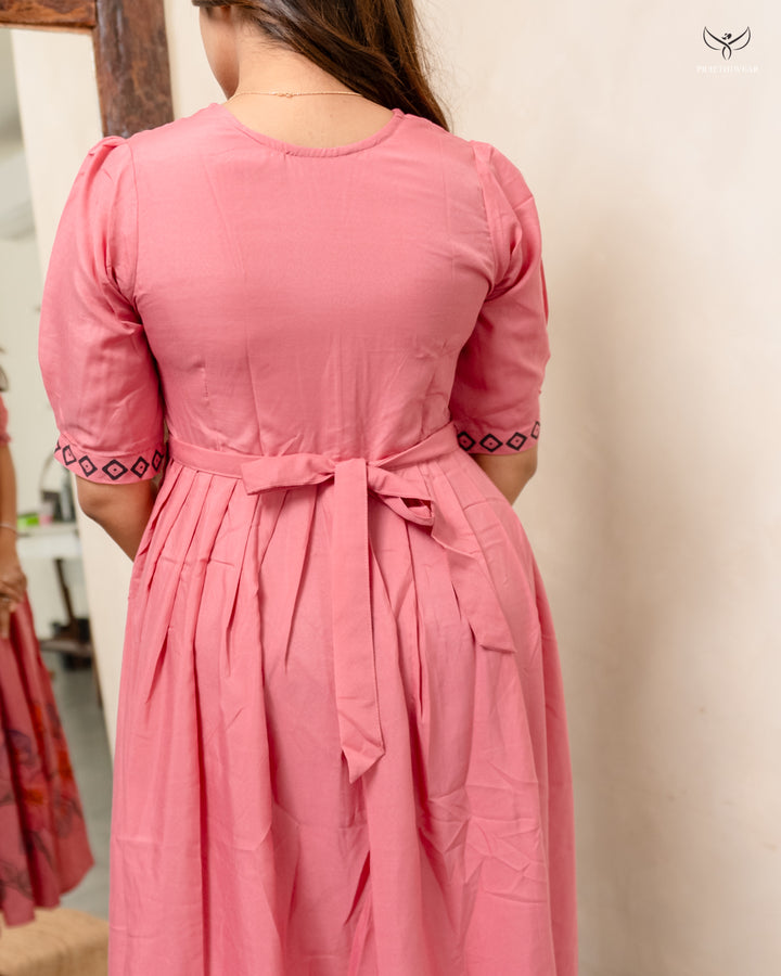 Bhavya2  Maternity Dress with center Zip