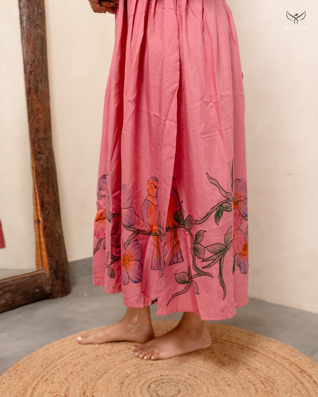 Bhavya2  Maternity Dress with center Zip