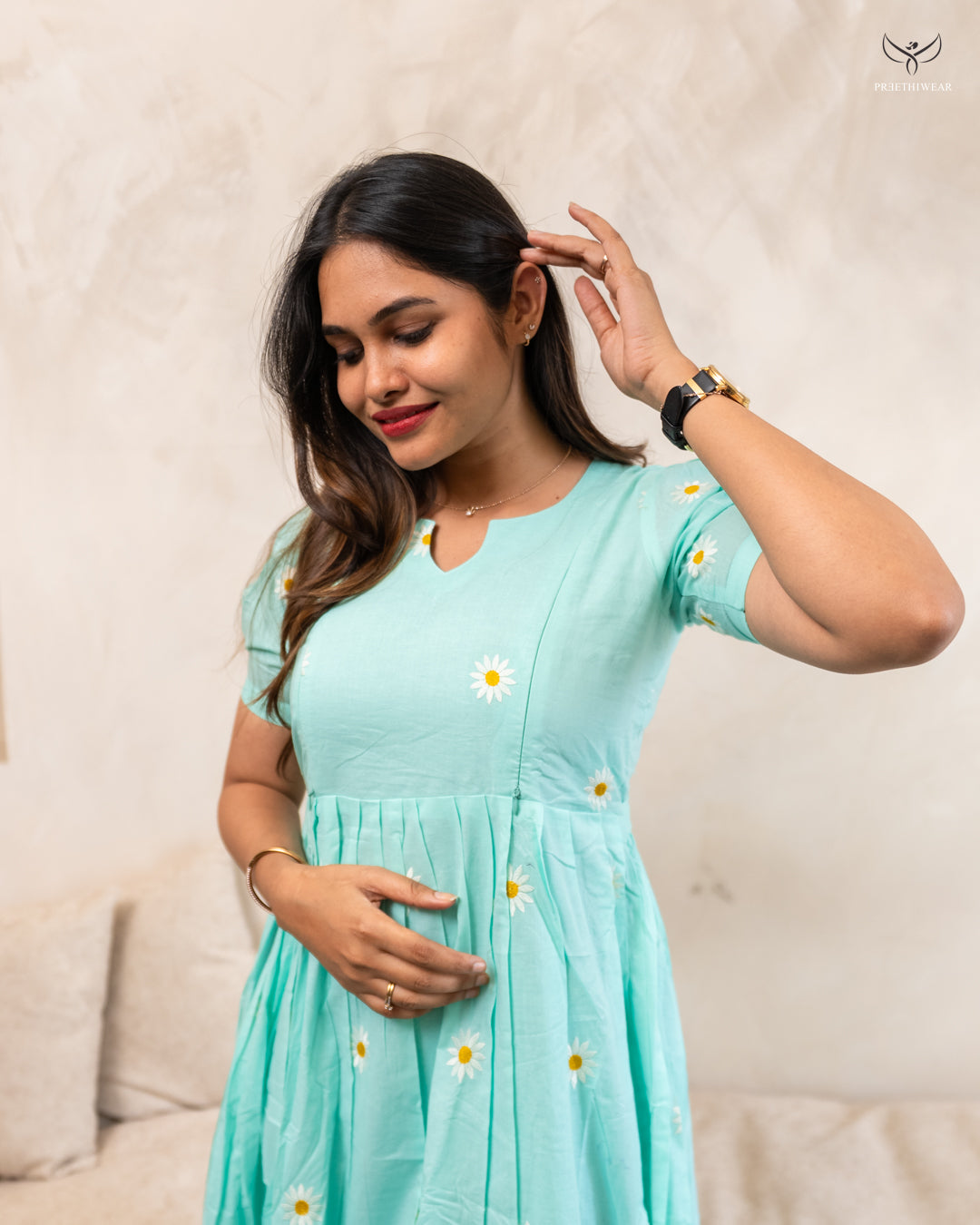Vedha1  Maternity Dress