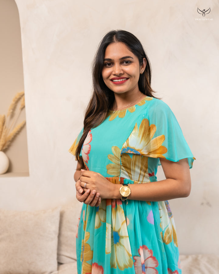 Sudha2  Maternity Dress
