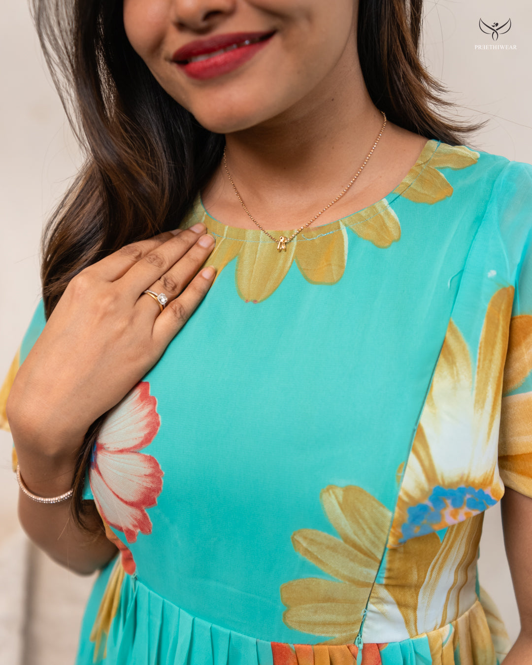Sudha2  Maternity Dress