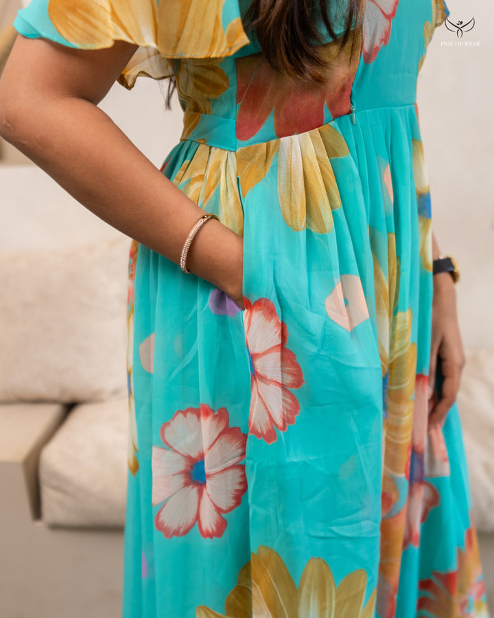 Sudha2  Maternity Dress