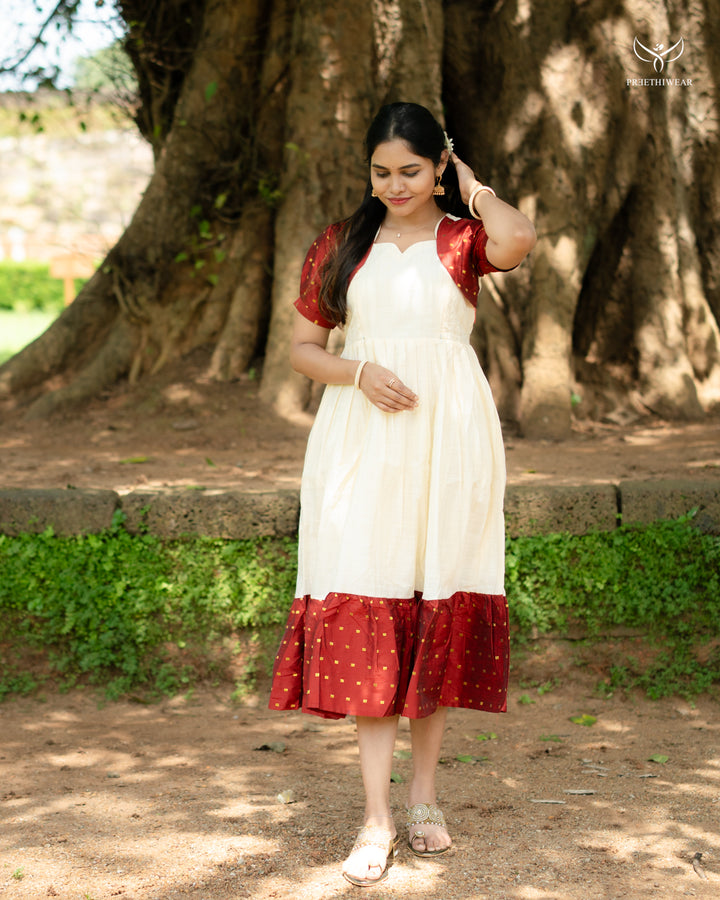 Lekha2  Maternity Dress - Onam special
