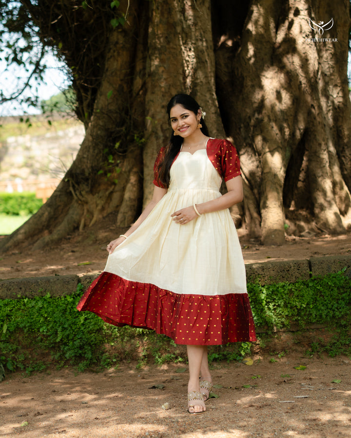 Lekha2  Maternity Dress - Onam special