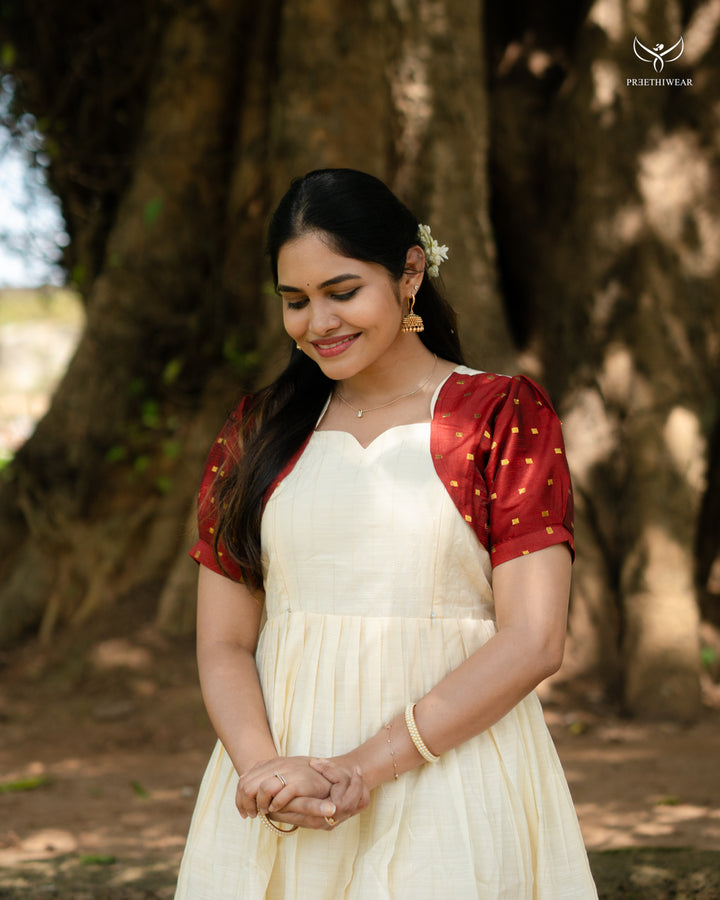 Lekha2  Maternity Dress - Onam special